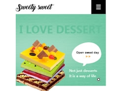 美食甜品手机模板