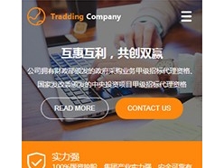 Tradding Company手机模板