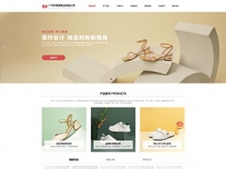 广州市某某鞋业集团公司网站模板